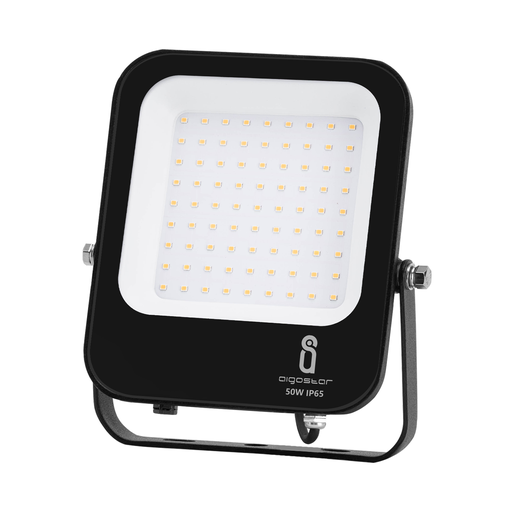Aigostar IK03-30W Led-schijnwerper 30W Zwart Vierkant SMD 4000K Natuurlijk Wit 220-240V～2700lm