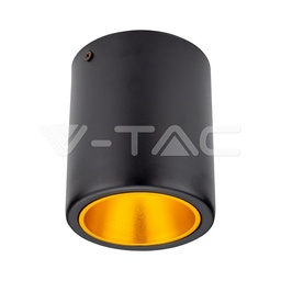 [6691] VT-978 OPBOUW GEMONTEERDE GU10 FITTING ROND Zwart