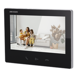 [DS-KH7300EY-WTE2(BK)] Hikvision DS-KH7300EY-WTE2(BK) Moniteur d'interphone vidéo 7&quot; TFT 2 fils HD, Wi-Fi, couleur noire