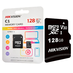 [HS-TF-C1STD-128G] Hikvision HS-TF-C1STD-128G 128 Go microSDXC Classe C10 pour la vidéosurveillance