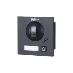 [VTO4202FB-P1] VTO4202FB-P1 2-wire IP Modular Apartment Door Station Camera Module  POE &amp; 2Wires 48V  + 1x Button Black
