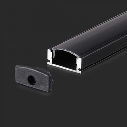 [2873] VT-8113-BK ALUMINUM PCB-12MM PROFILE 2000*17.4mm*7mm -BLACK HOUSING