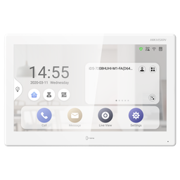 [DS-KH9510-WTE1(B)] HIKVISION DS-KH9510-WTE1(B)  Android Video Intercom Tablet - 10-inch LCD Touch Screen Standard PoE